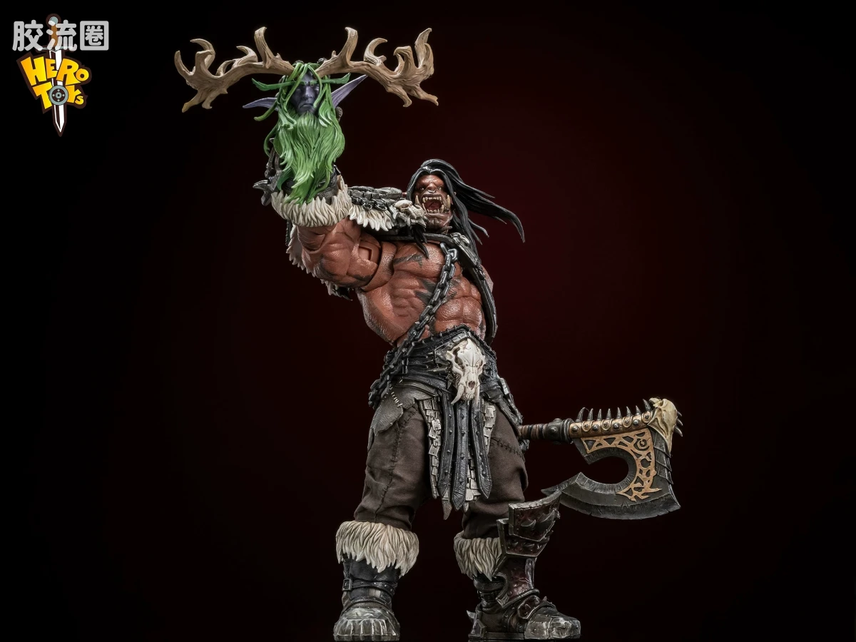 Hero Toys 魔兽世界 格罗姆 地狱咆哮 配件包 - 图片