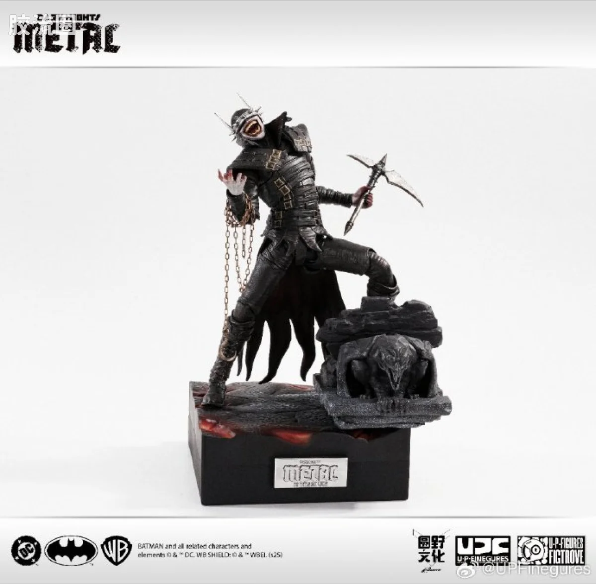 良品制造 可动人偶 DC系列 狂笑之蝠《黑暗之夜：金属》 - 图片