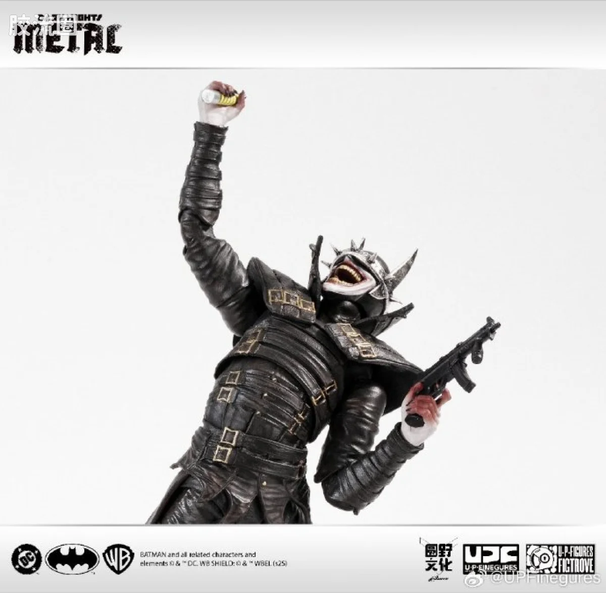 良品制造 可动人偶 DC系列 狂笑之蝠《黑暗之夜：金属》 - 图片