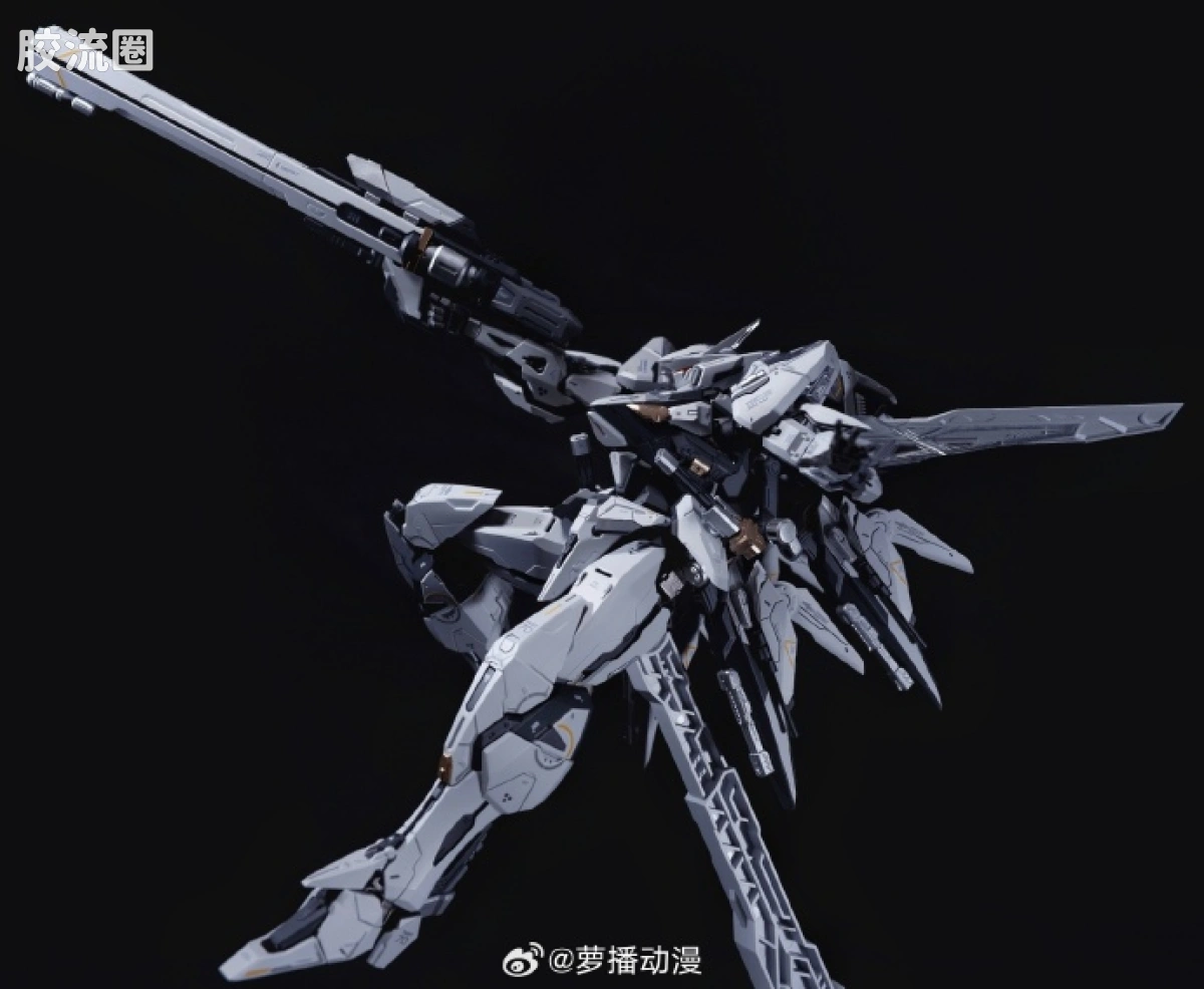 萝播动漫拼装系列 《人型装甲连》系列 RB-P-01 白露空战型 - 图片
