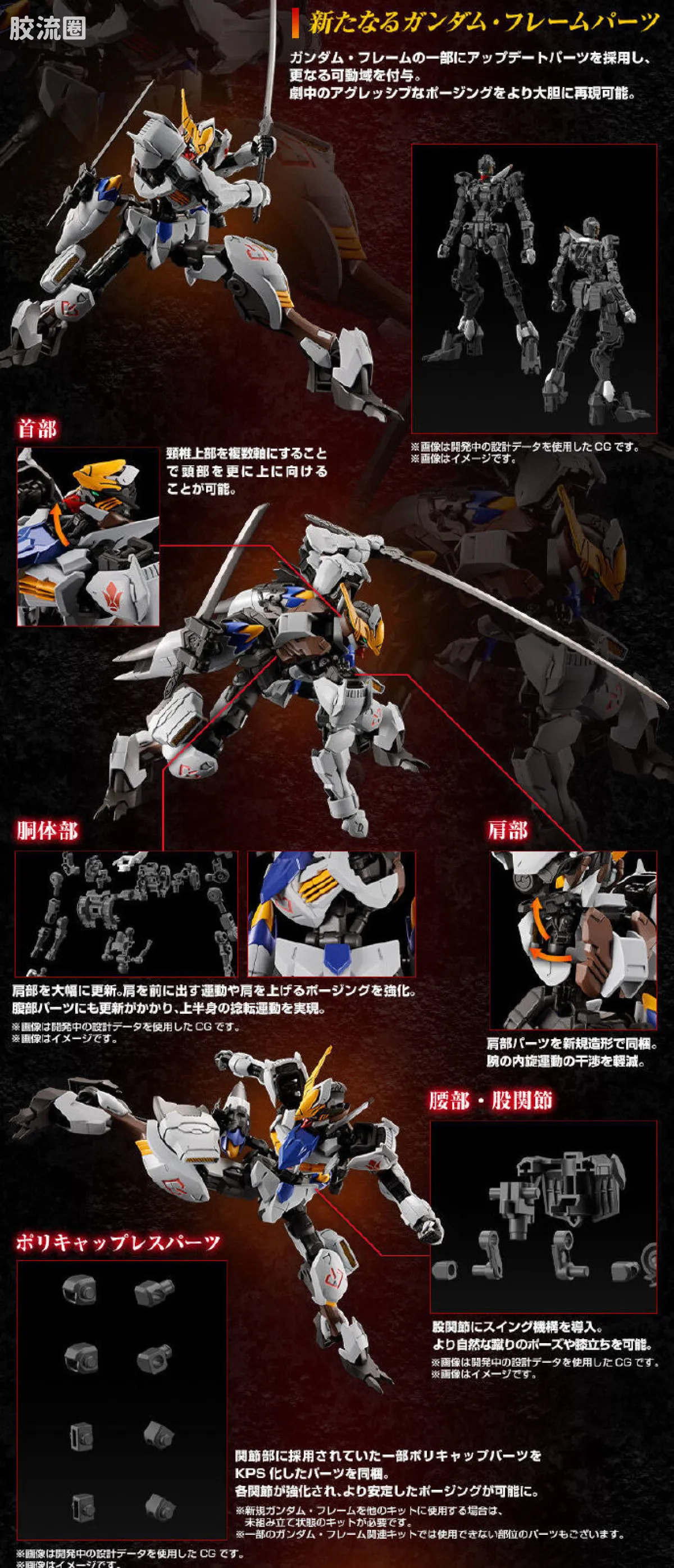 高达铁血的奥尔芬斯 HG 1/144 网络限定版 高达巴巴托斯修改型 - 图片