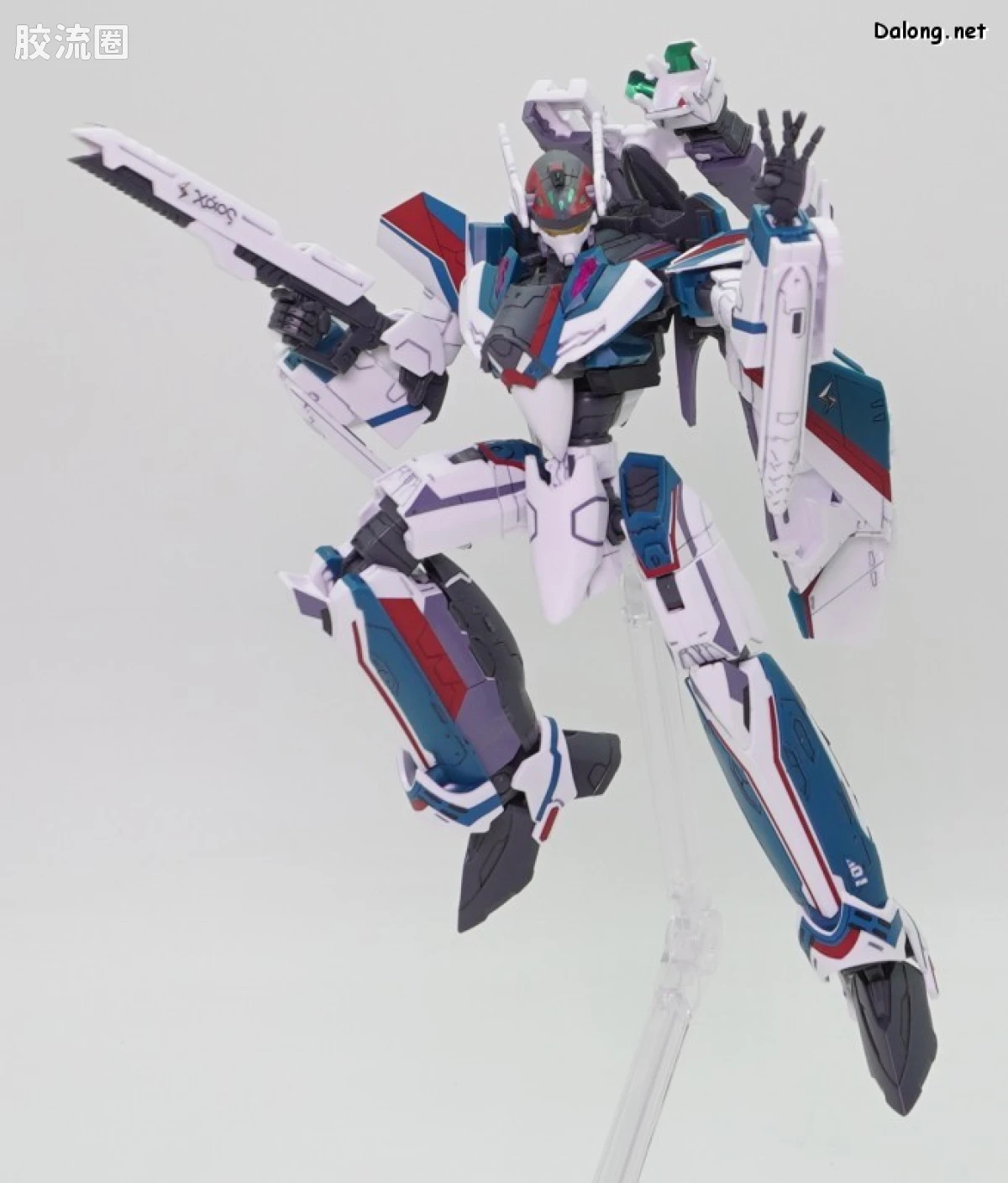 万代超时空要塞系列拼装模型 HG 1/100系列 VF-31S 齐格飞(阿拉德･梅塔斯机) - 图片