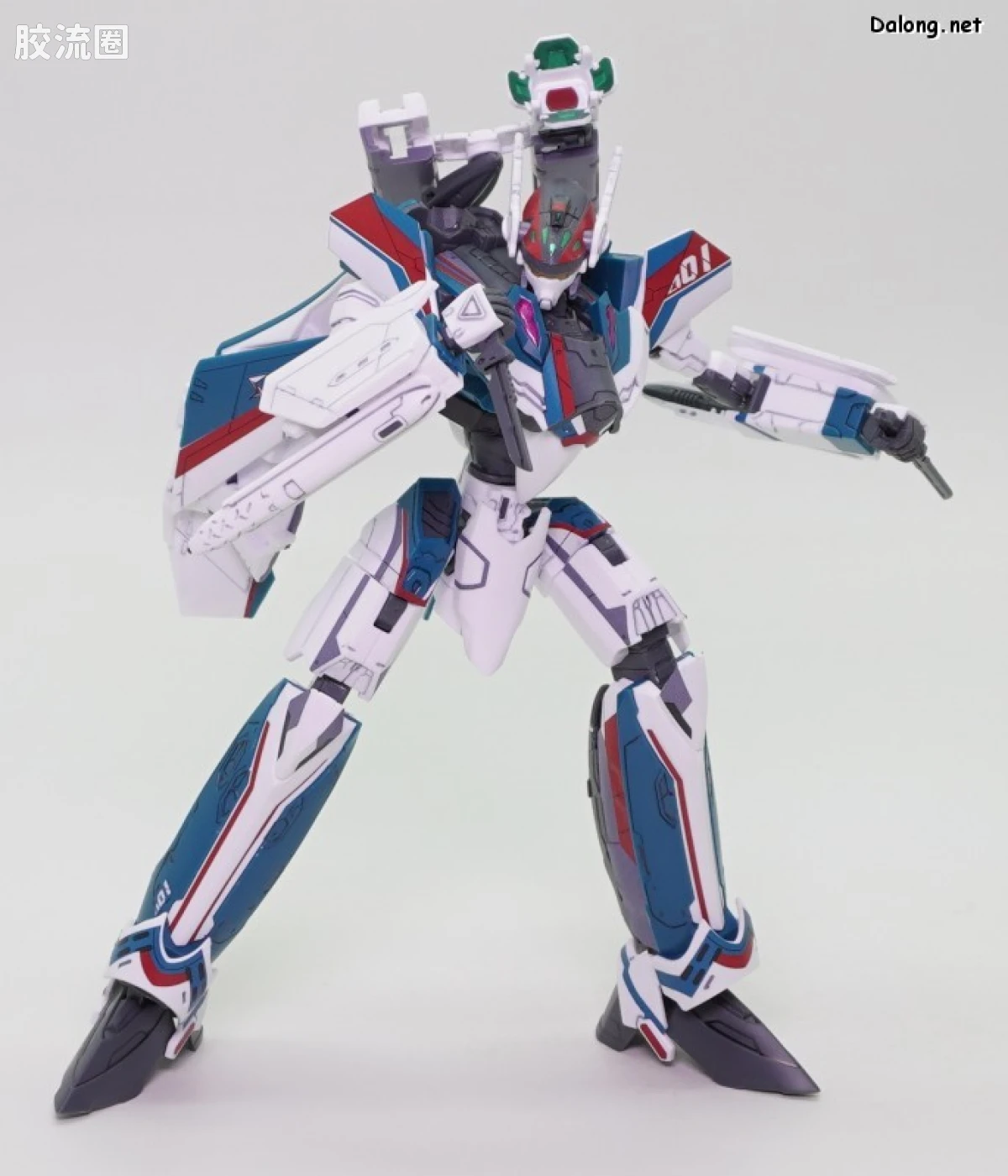 万代超时空要塞系列拼装模型 HG 1/100系列 VF-31S 齐格飞(阿拉德･梅塔斯机) - 图片