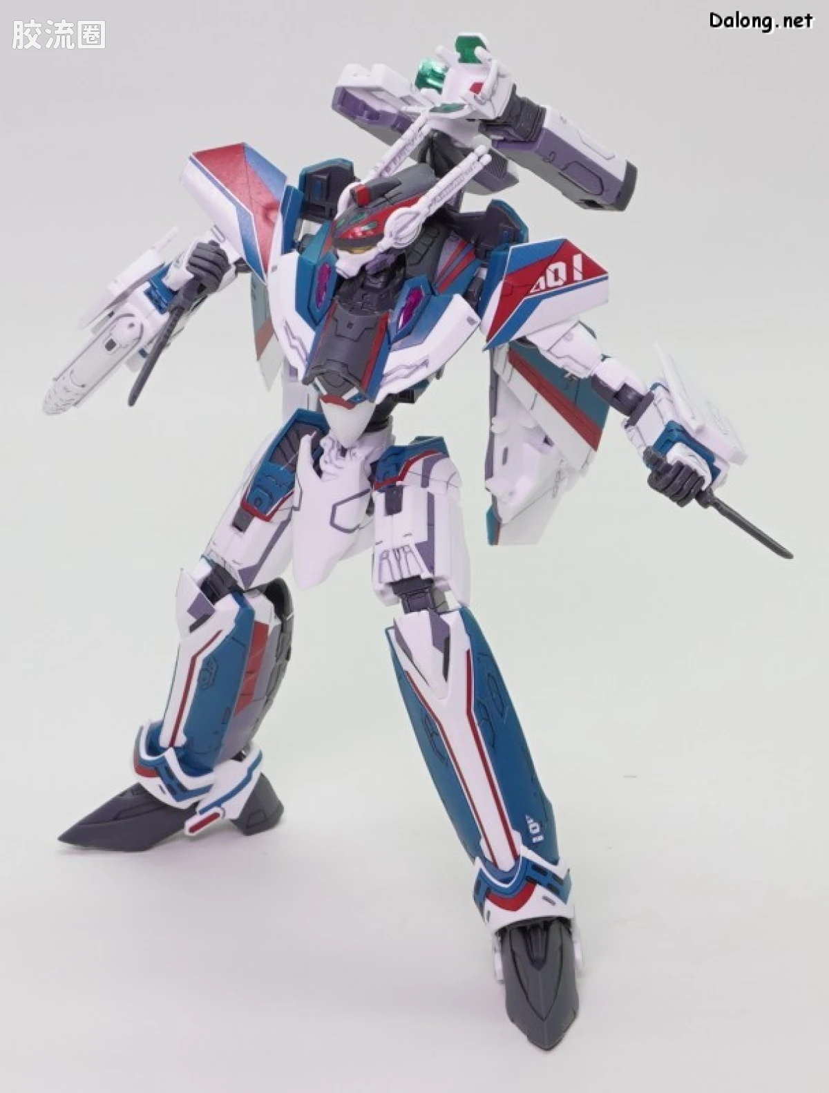 万代超时空要塞系列拼装模型 HG 1/100系列 VF-31S 齐格飞(阿拉德･梅塔斯机) - 图片