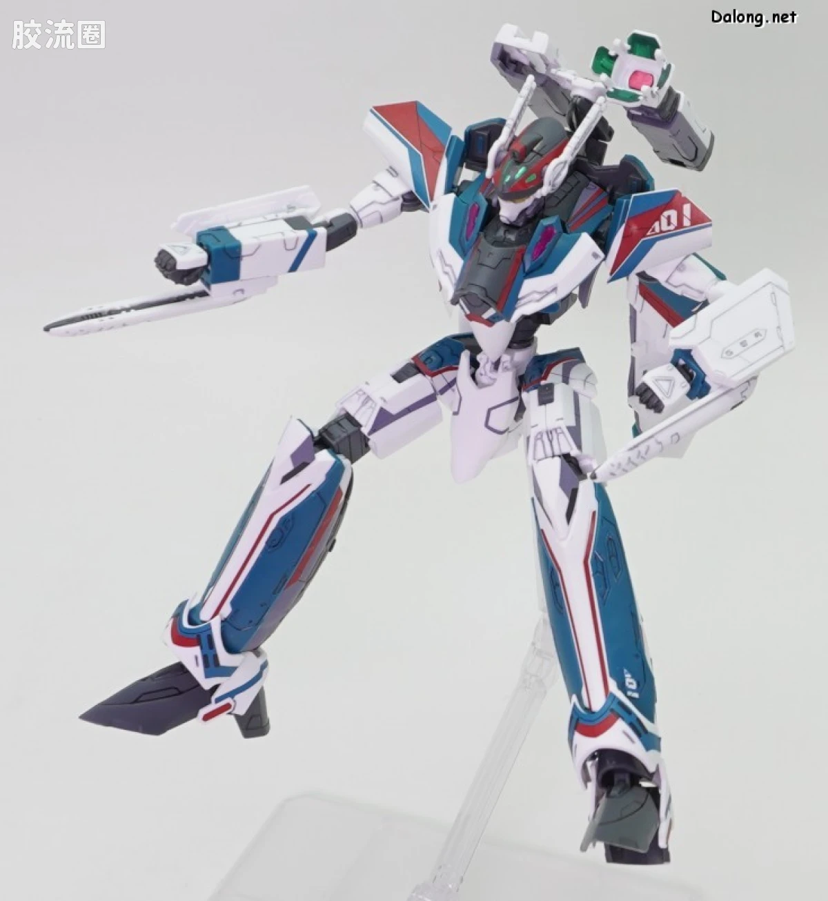 万代超时空要塞系列拼装模型 HG 1/100系列 VF-31S 齐格飞(阿拉德･梅塔斯机) - 图片