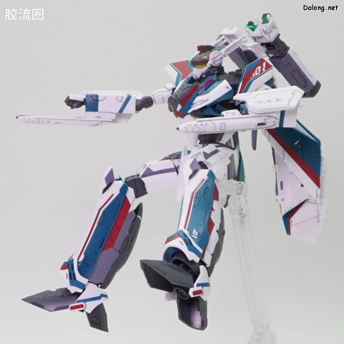 万代超时空要塞系列拼装模型 HG 1/100系列 VF-31S 齐格飞(阿拉德･梅塔斯机) - 图片
