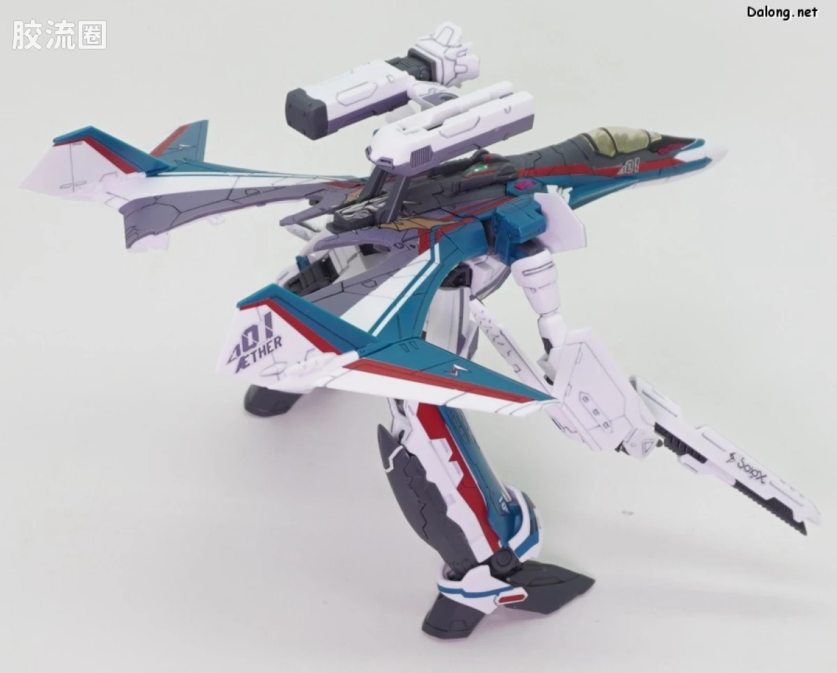万代超时空要塞系列拼装模型 HG 1/100系列 VF-31S 齐格飞(阿拉德･梅塔斯机) - 图片