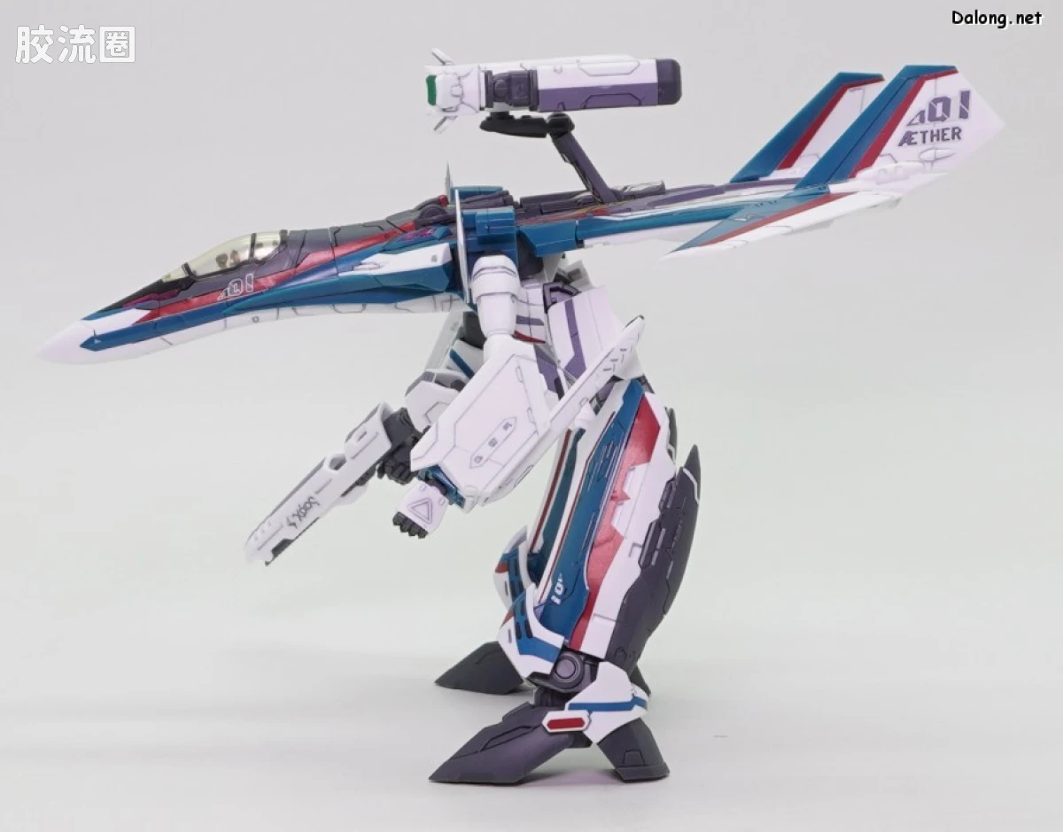 万代超时空要塞系列拼装模型 HG 1/100系列 VF-31S 齐格飞(阿拉德･梅塔斯机) - 图片
