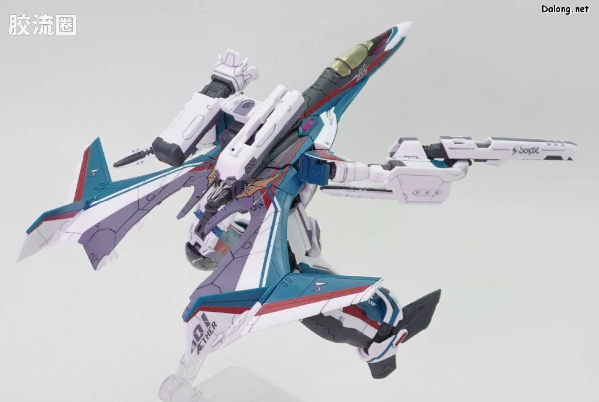 万代超时空要塞系列拼装模型 HG 1/100系列 VF-31S 齐格飞(阿拉德･梅塔斯机) - 图片