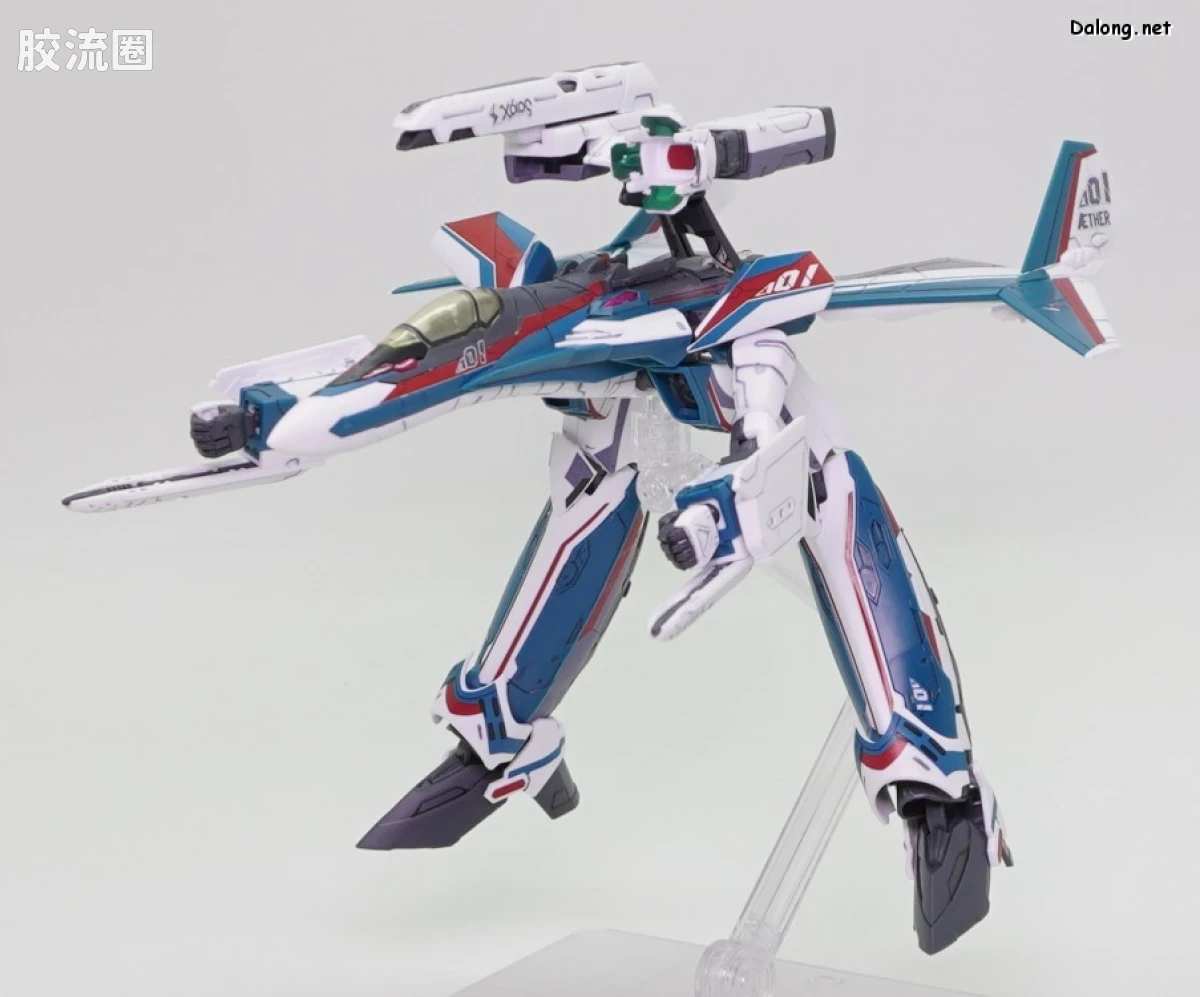 万代超时空要塞系列拼装模型 HG 1/100系列 VF-31S 齐格飞(阿拉德･梅塔斯机) - 图片