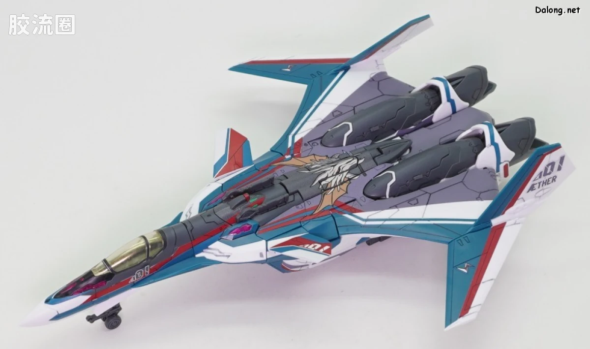 万代超时空要塞系列拼装模型 HG 1/100系列 VF-31S 齐格飞(阿拉德･梅塔斯机) - 图片