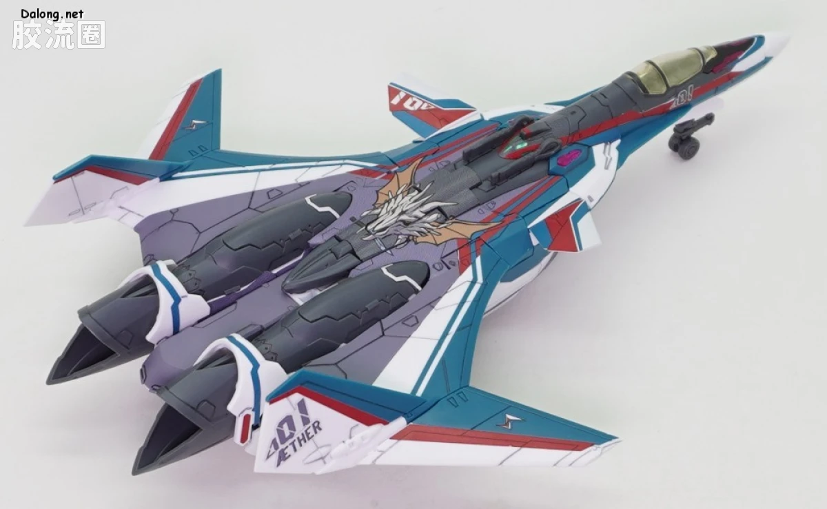 万代超时空要塞系列拼装模型 HG 1/100系列 VF-31S 齐格飞(阿拉德･梅塔斯机) - 图片