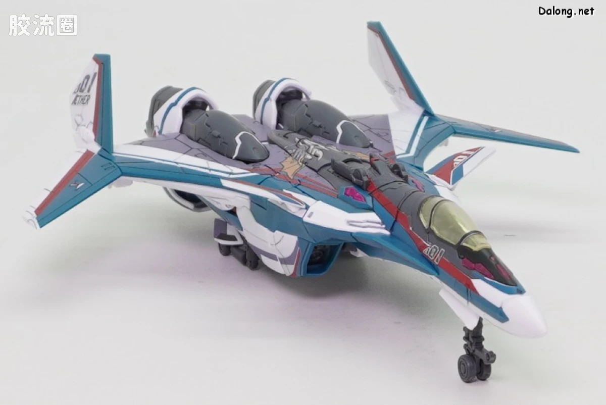 万代超时空要塞系列拼装模型 HG 1/100系列 VF-31S 齐格飞(阿拉德･梅塔斯机) - 图片