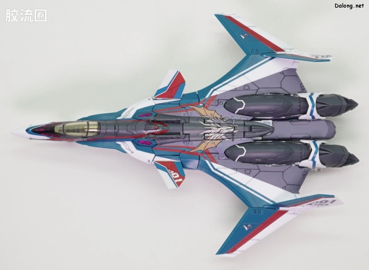 万代超时空要塞系列拼装模型 HG 1/100系列 VF-31S 齐格飞(阿拉德･梅塔斯机) - 图片