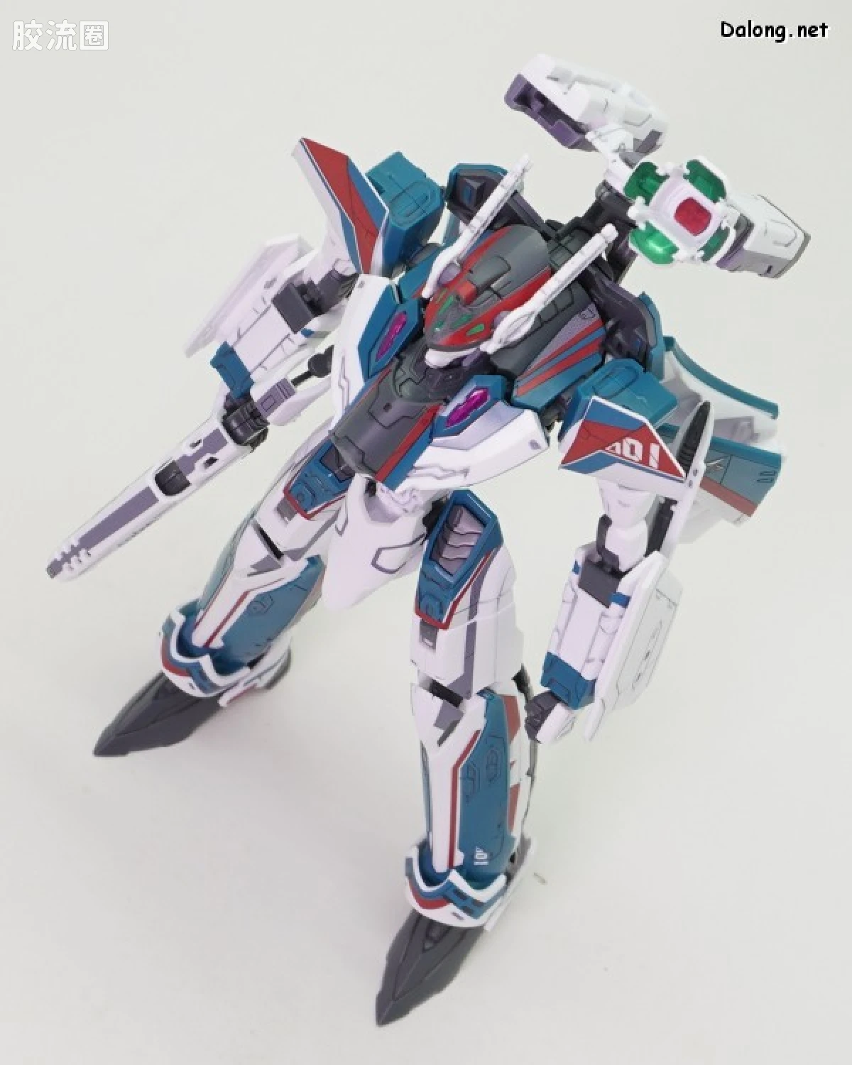 万代超时空要塞系列拼装模型 HG 1/100系列 VF-31S 齐格飞(阿拉德･梅塔斯机) - 图片