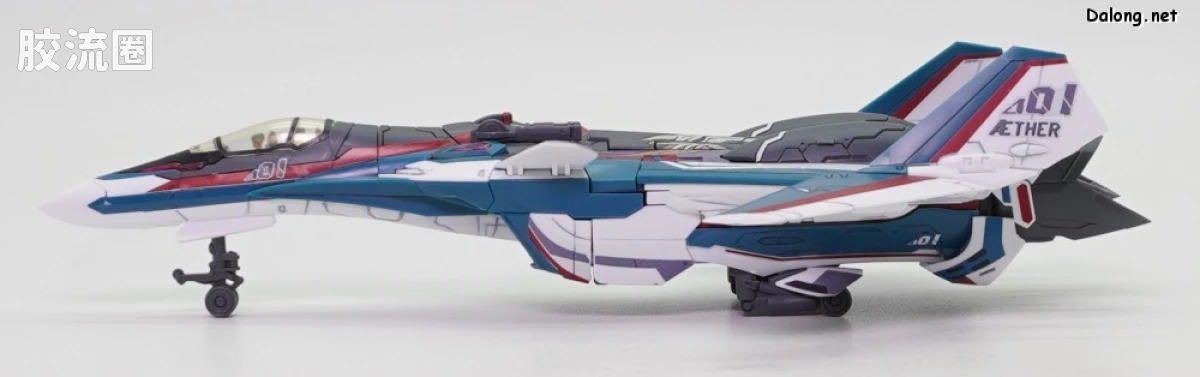 万代超时空要塞系列拼装模型 HG 1/100系列 VF-31S 齐格飞(阿拉德･梅塔斯机) - 图片
