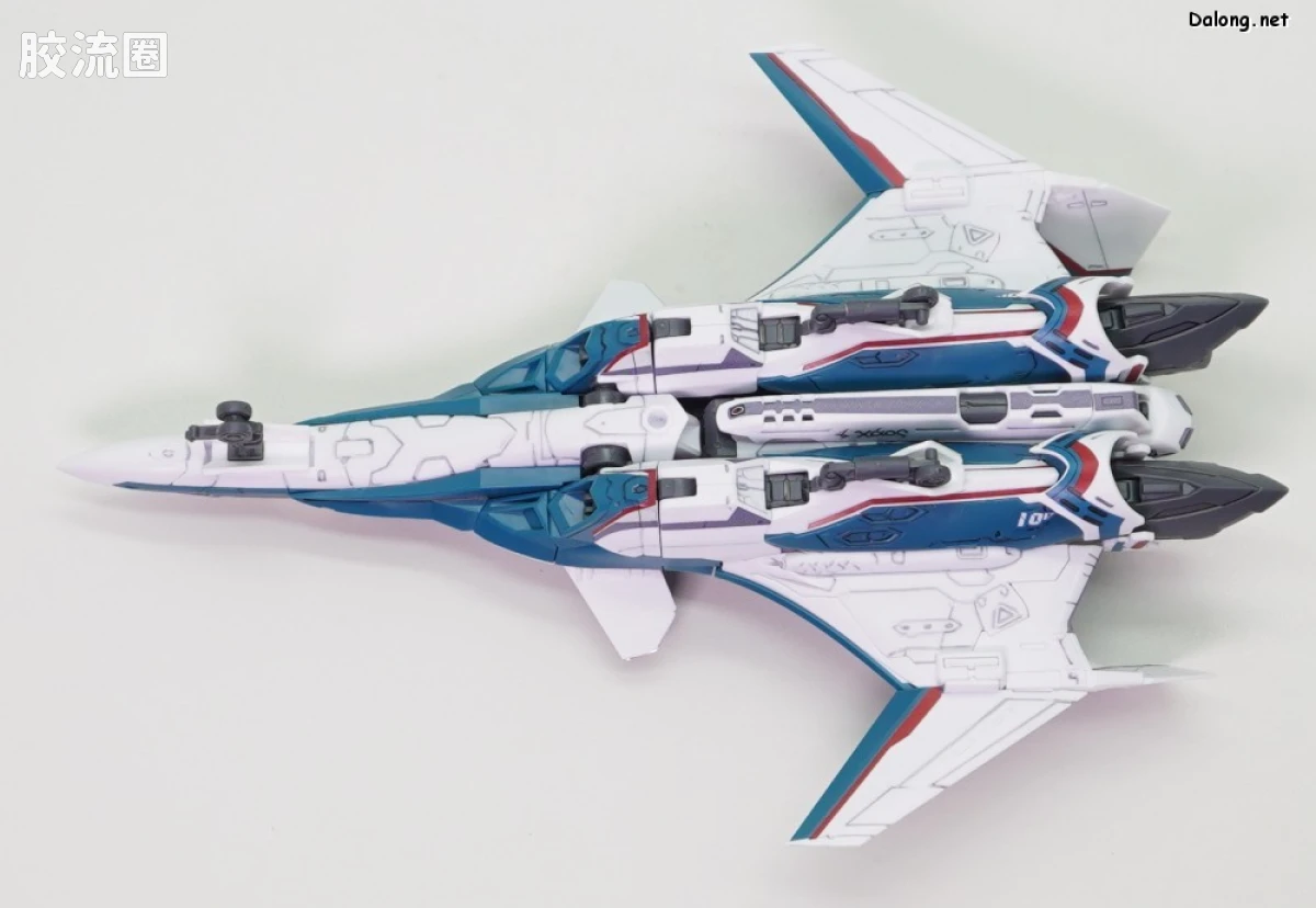 万代超时空要塞系列拼装模型 HG 1/100系列 VF-31S 齐格飞(阿拉德･梅塔斯机) - 图片