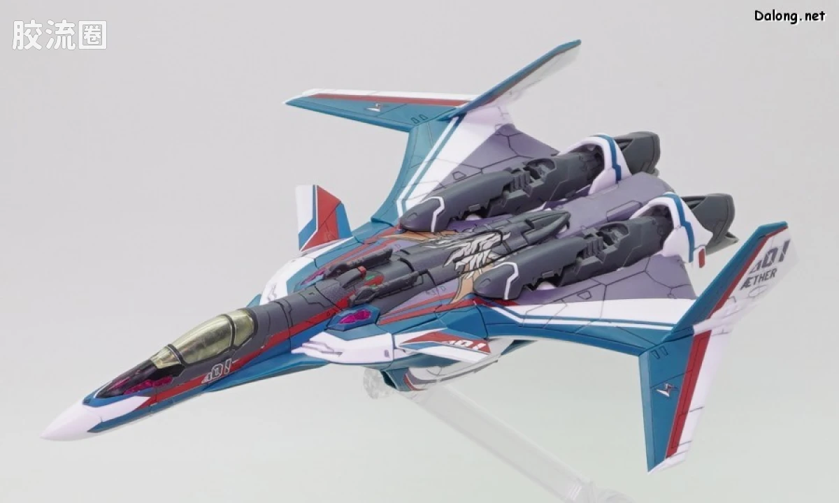 万代超时空要塞系列拼装模型 HG 1/100系列 VF-31S 齐格飞(阿拉德･梅塔斯机) - 图片