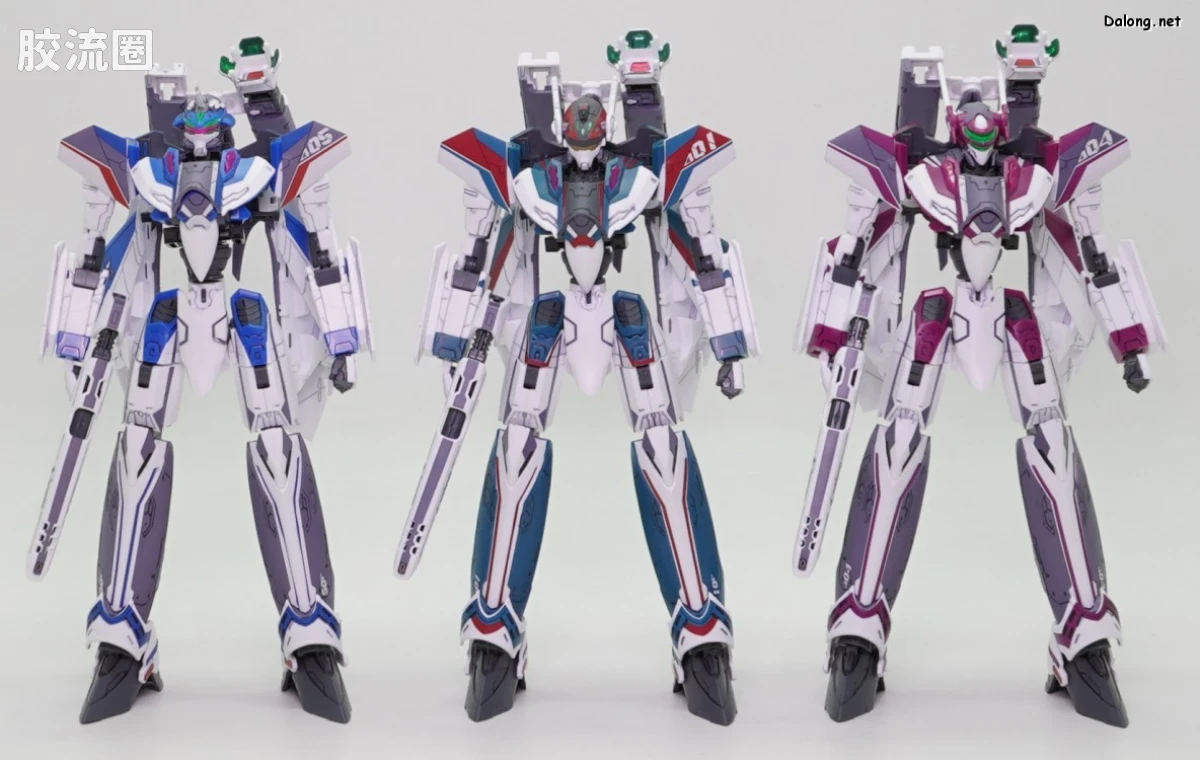 万代超时空要塞系列拼装模型 HG 1/100系列 VF-31S 齐格飞(阿拉德･梅塔斯机) - 图片