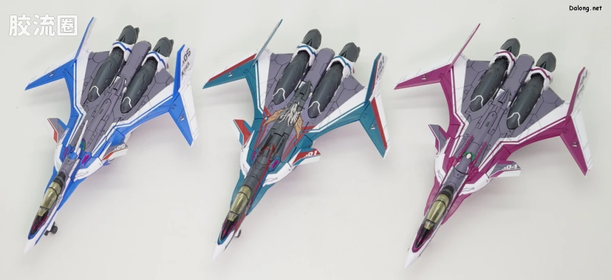 万代超时空要塞系列拼装模型 HG 1/100系列 VF-31S 齐格飞(阿拉德･梅塔斯机) - 图片
