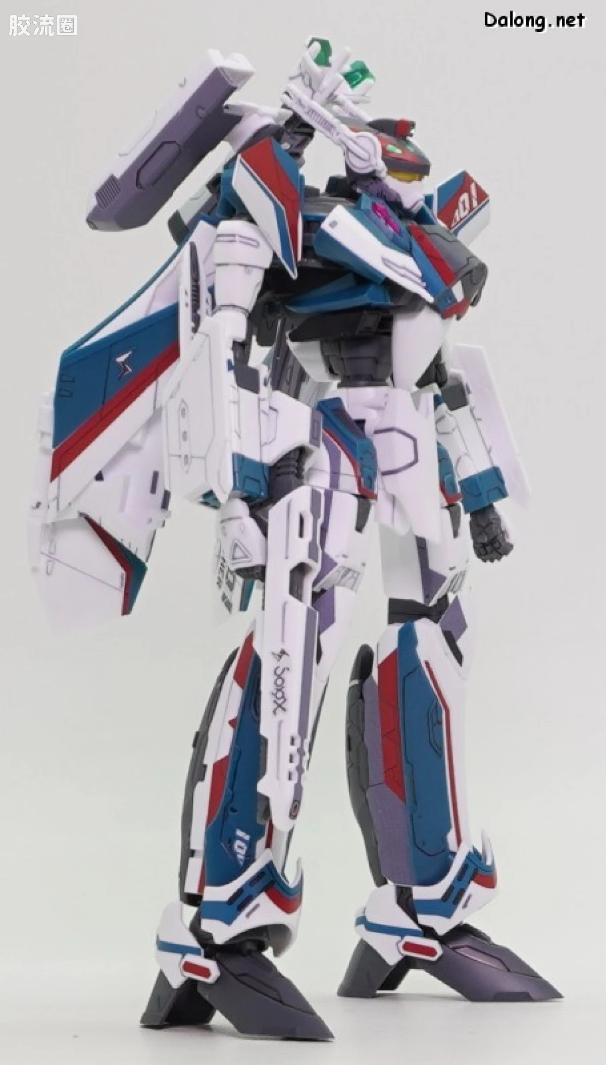 万代超时空要塞系列拼装模型 HG 1/100系列 VF-31S 齐格飞(阿拉德･梅塔斯机) - 图片
