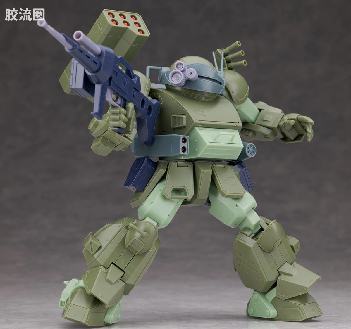 WAVE装甲骑兵系列拼装模型 1比24 眼镜狗 涡轮特装型[齐力古机] - 图片