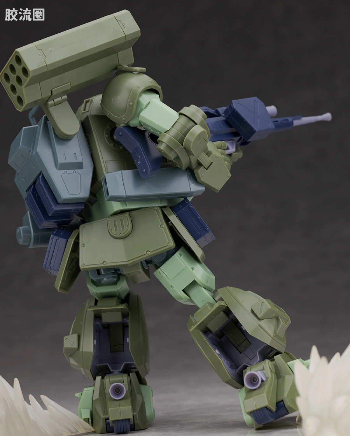 WAVE装甲骑兵系列拼装模型 1比24 眼镜狗 涡轮特装型[齐力古机] - 图片