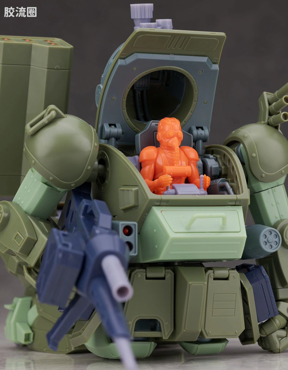 WAVE装甲骑兵系列拼装模型 1比24 眼镜狗 涡轮特装型[齐力古机] - 图片