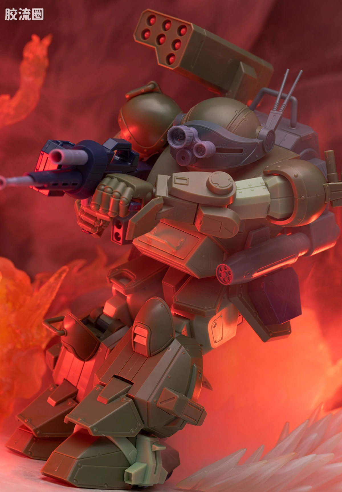 WAVE装甲骑兵系列拼装模型 1比24 眼镜狗 涡轮特装型[齐力古机] - 图片