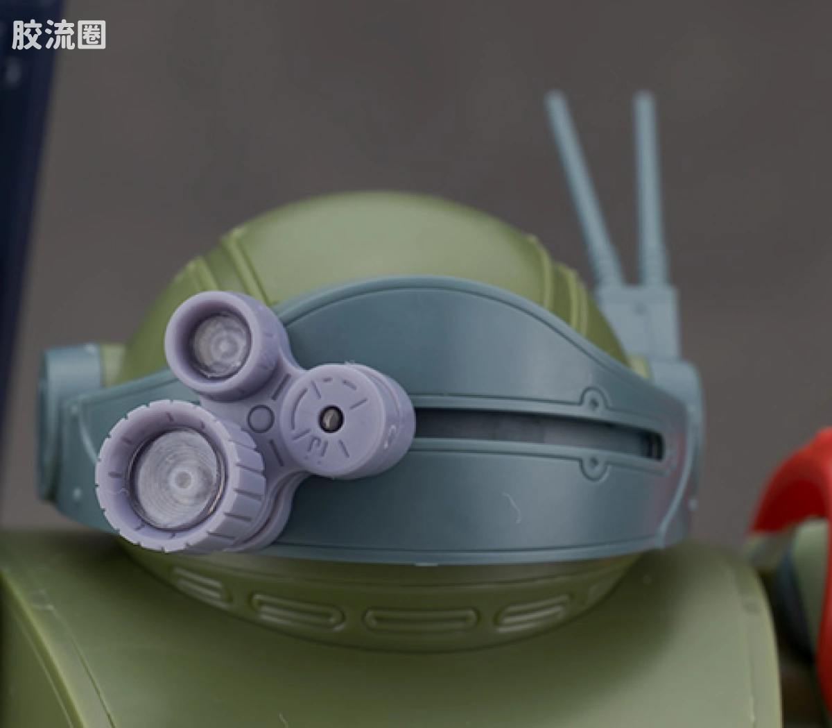 WAVE装甲骑兵系列拼装模型 1比24 眼镜狗 红肩特装型 - 图片