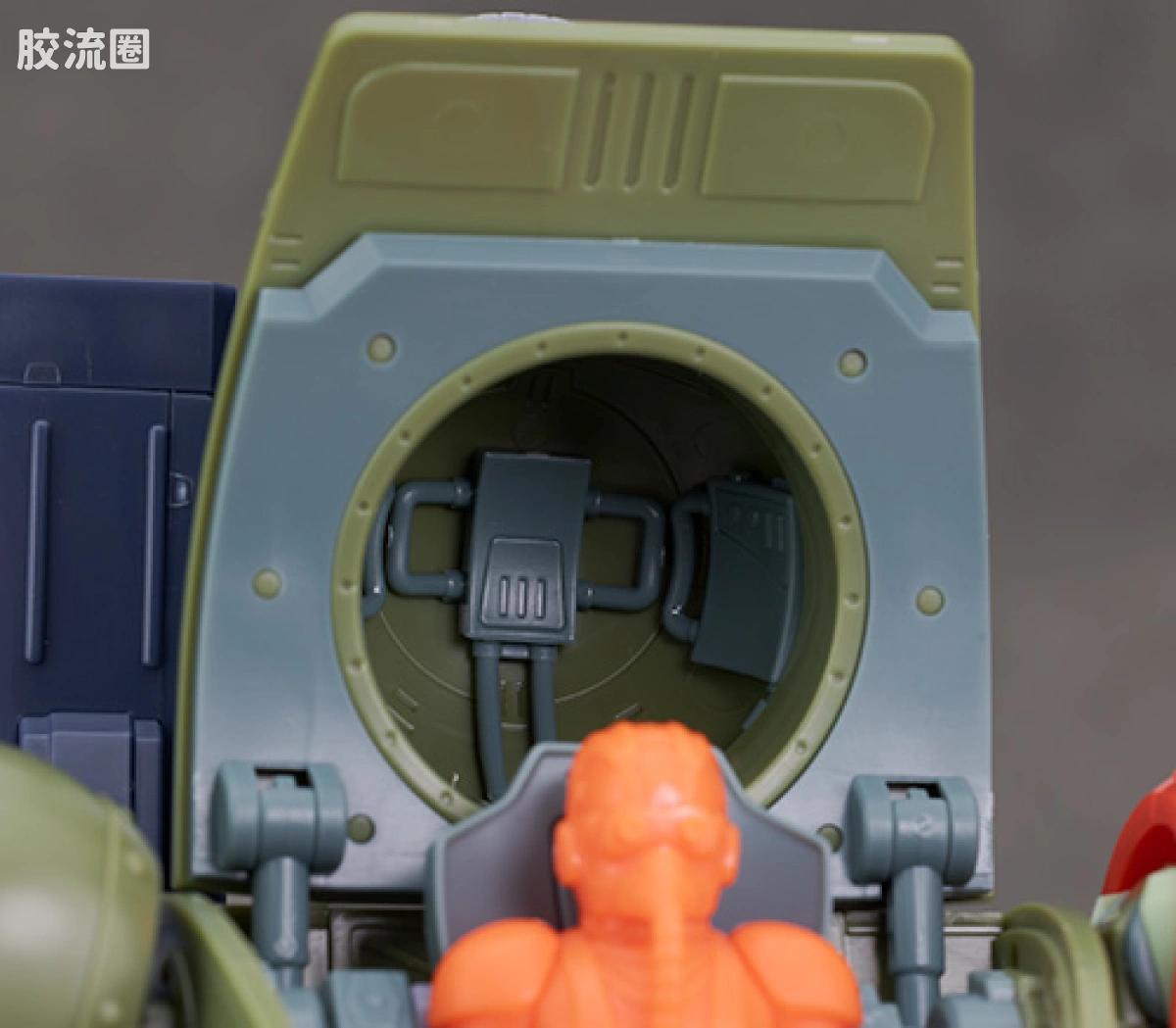 WAVE装甲骑兵系列拼装模型 1比24 眼镜狗 红肩特装型 - 图片
