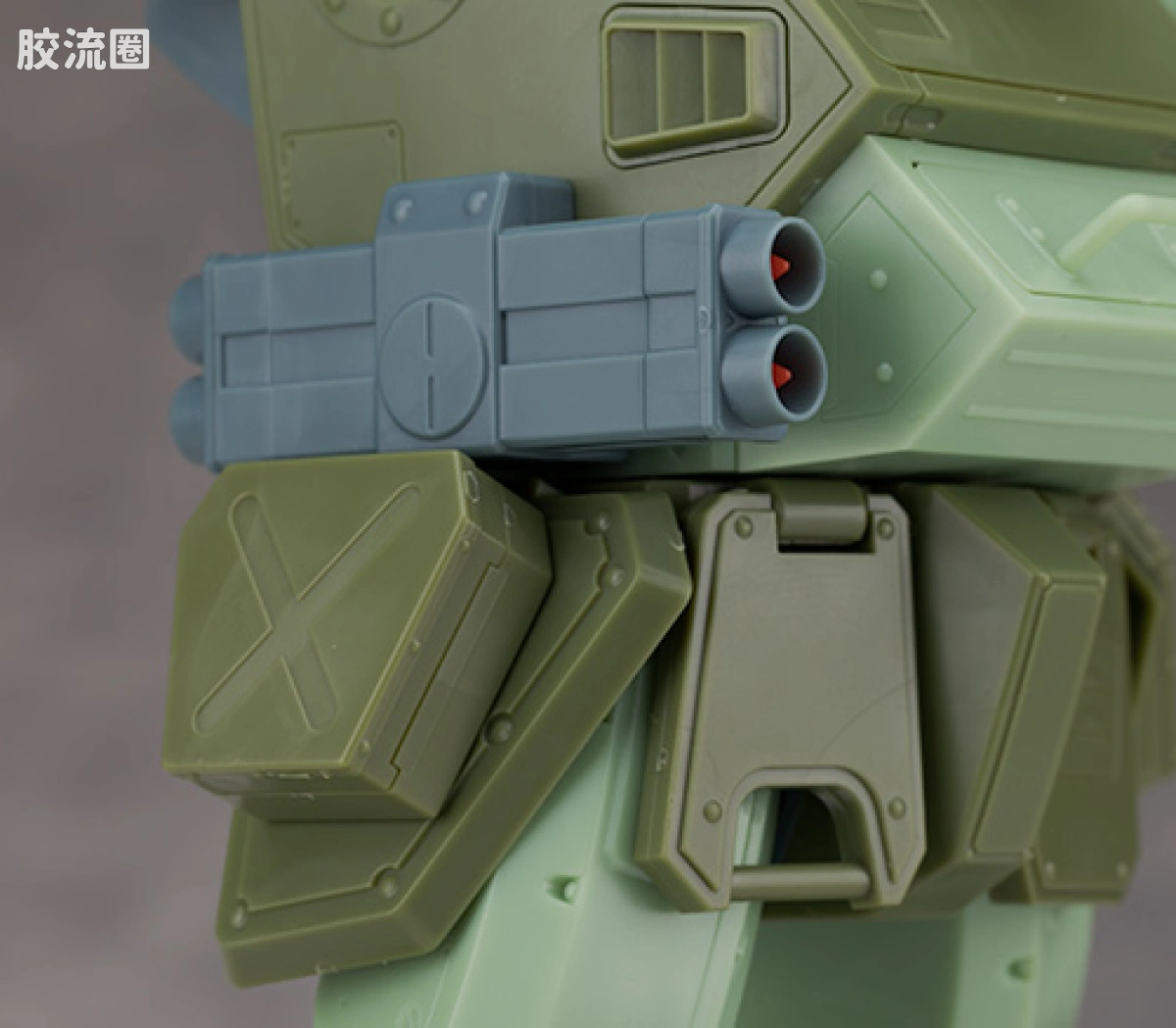 WAVE装甲骑兵系列拼装模型 1比24 眼镜狗 红肩特装型 - 图片