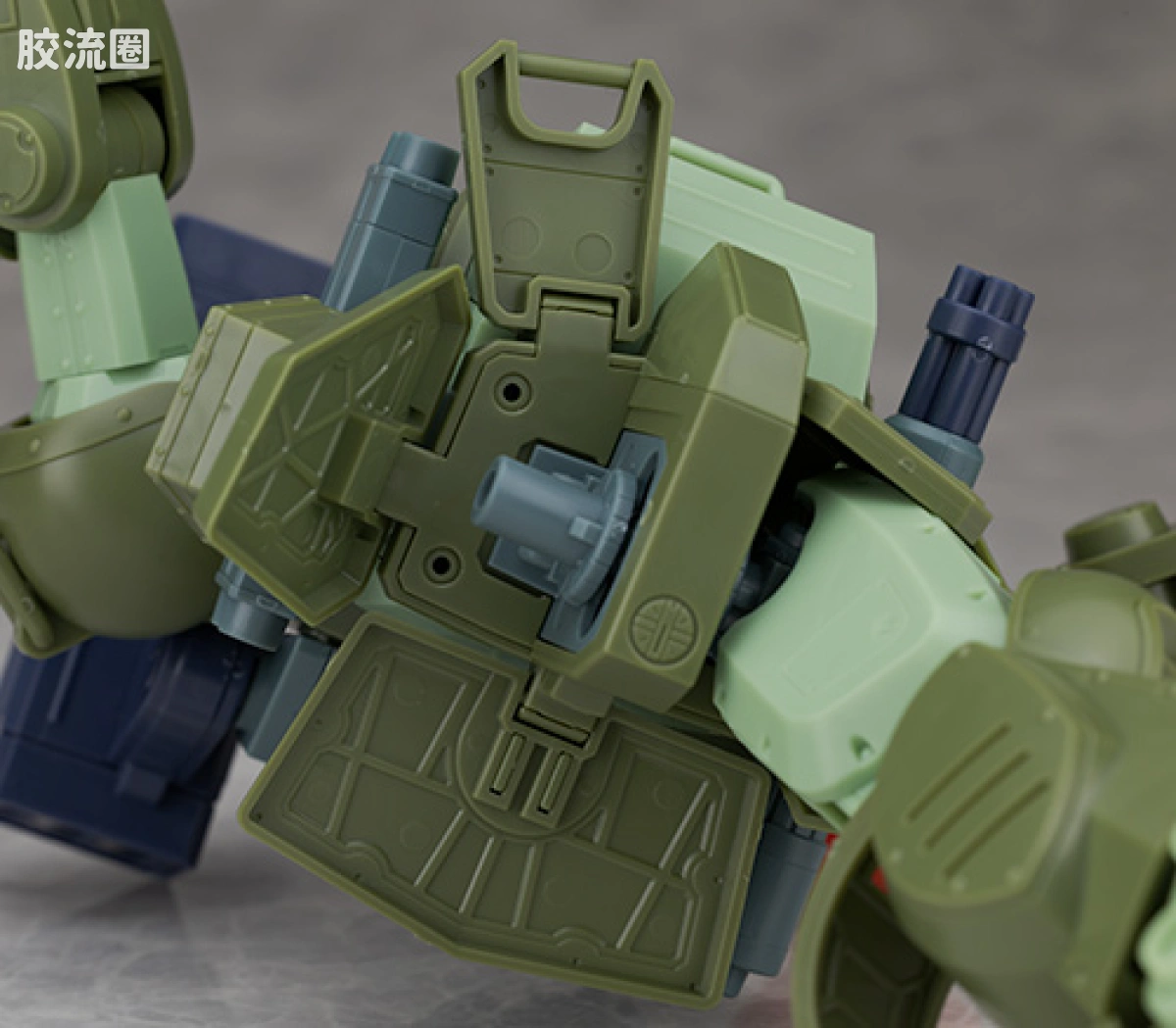 WAVE装甲骑兵系列拼装模型 1比24 眼镜狗 红肩特装型 - 图片