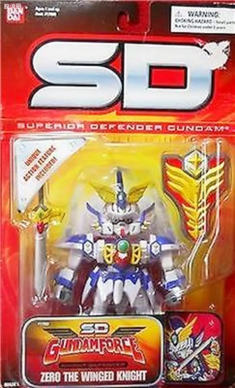 Super Defender 美版SD高达系列 可动成品 ②翼之骑士.零式