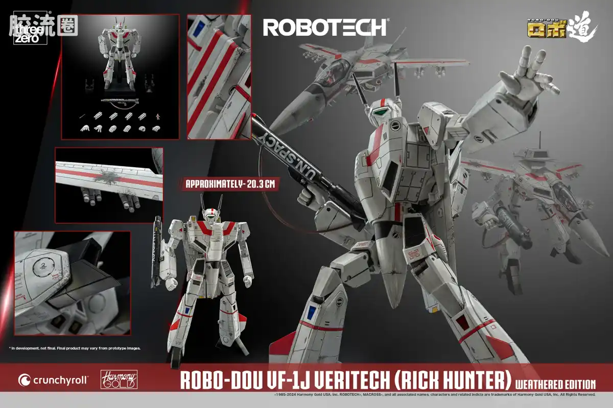 threezero机甲 ROBO道系列 VF-1J Veritech(瑞克·亨特机) 旧化涂装版 - 图片