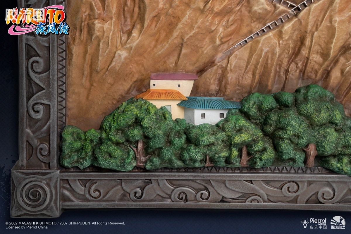 开天工作室 日系手办&雕像系列 火影忍者：疾风传 火影忍者 疾风传-火影岩立体画（彩色） - 图片