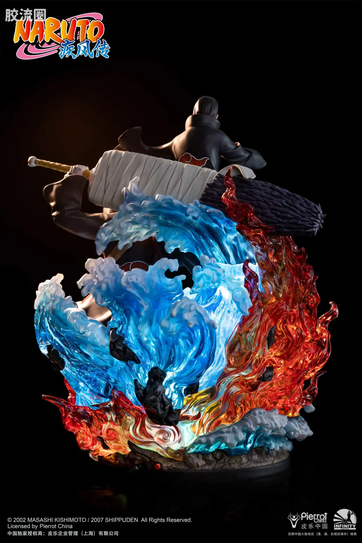 开天工作室 日系手办&雕像系列 火影忍者：疾风传 《火影忍者：疾风传》 鬼鲛&鼬 - 图片