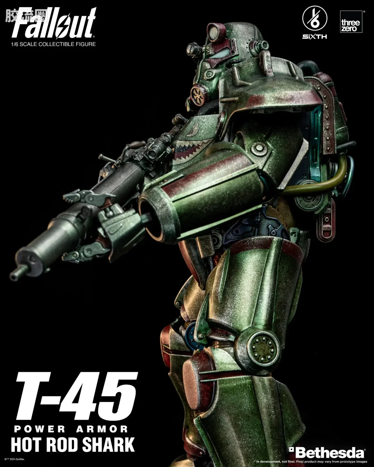 threezero机甲 辐射 T-45 热棒鲨鱼动力装甲 - 图片