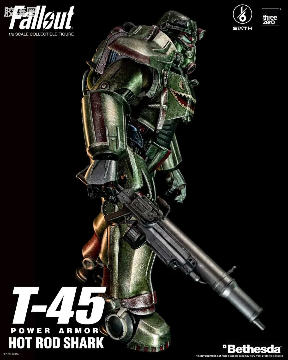 threezero机甲 辐射 T-45 热棒鲨鱼动力装甲 - 图片