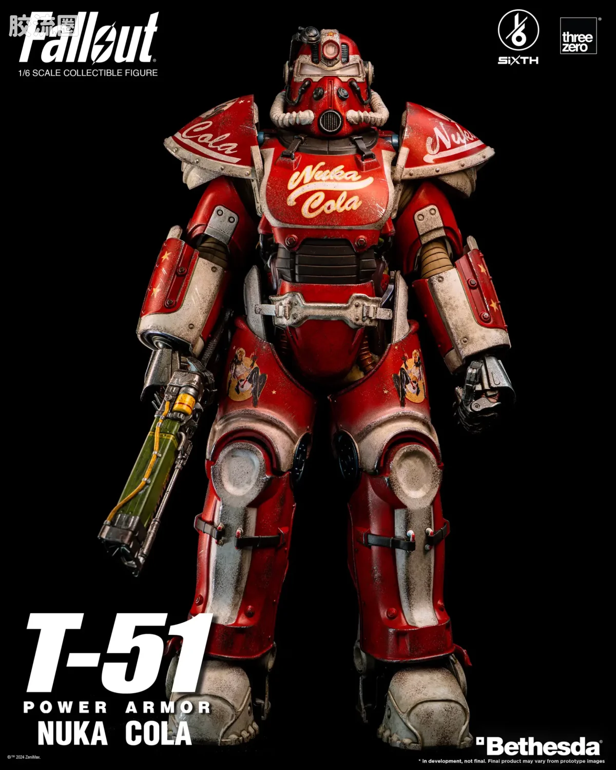 threezero机甲 辐射 T-51核子可乐动力装甲 - 图片