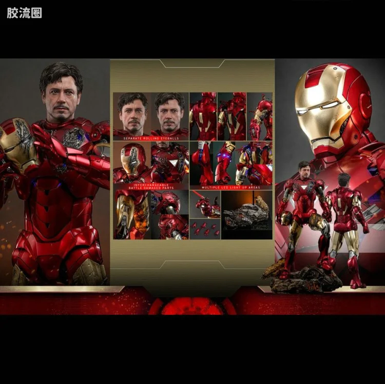 HT 1比4可动人偶 普通版 QS系列 《钢铁侠2》钢铁侠MK 6