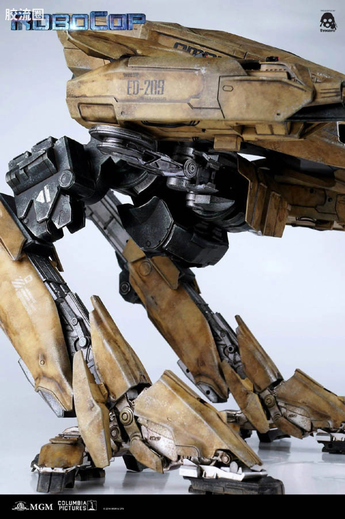 threezero机甲 机械战警 ED-209 Desert yellow version - 图片