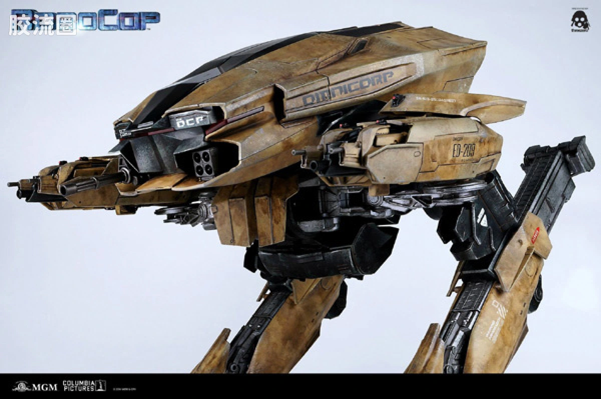 threezero机甲 机械战警 ED-209 Desert yellow version - 图片