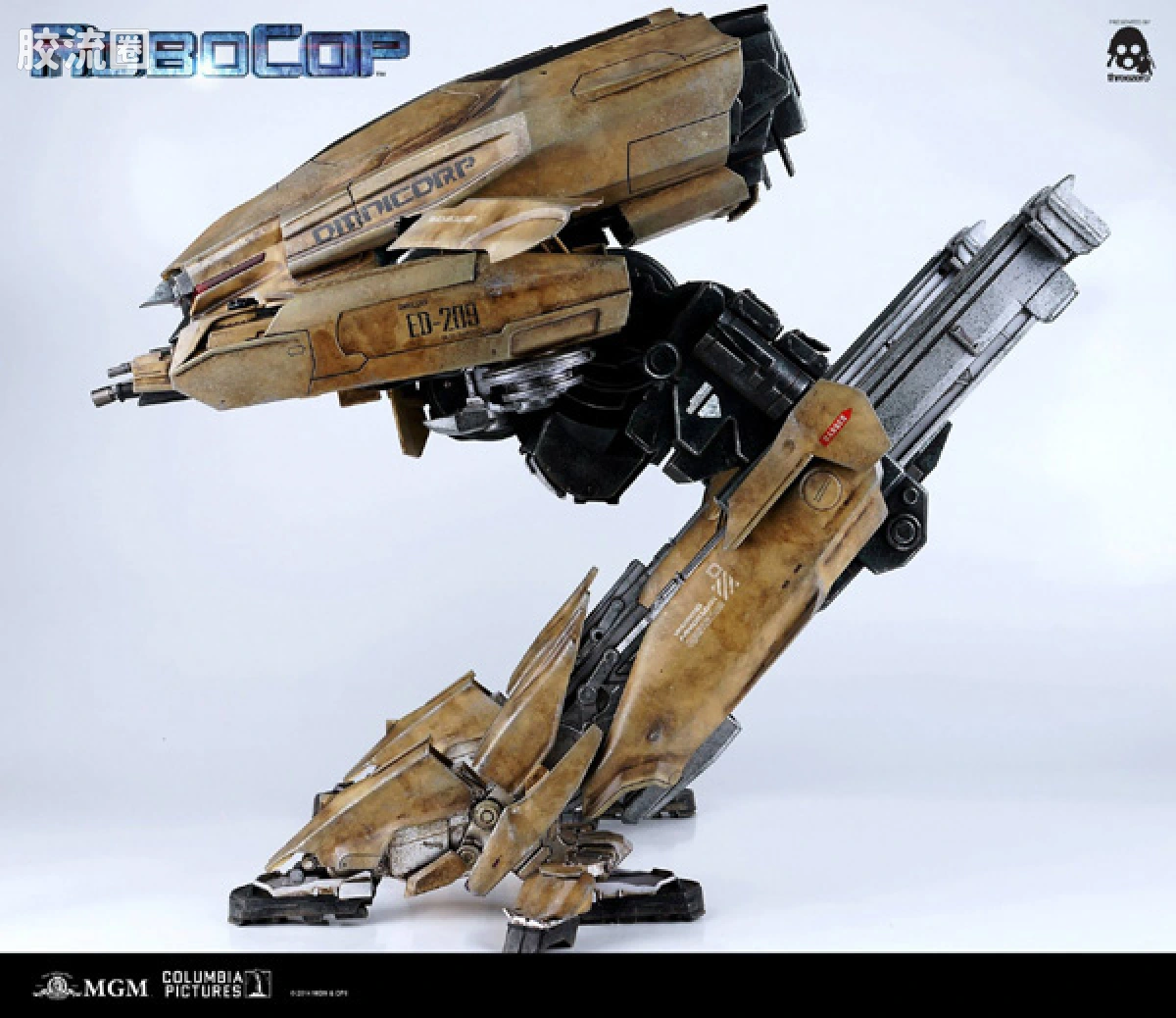 threezero机甲 机械战警 ED-209 Desert yellow version - 图片