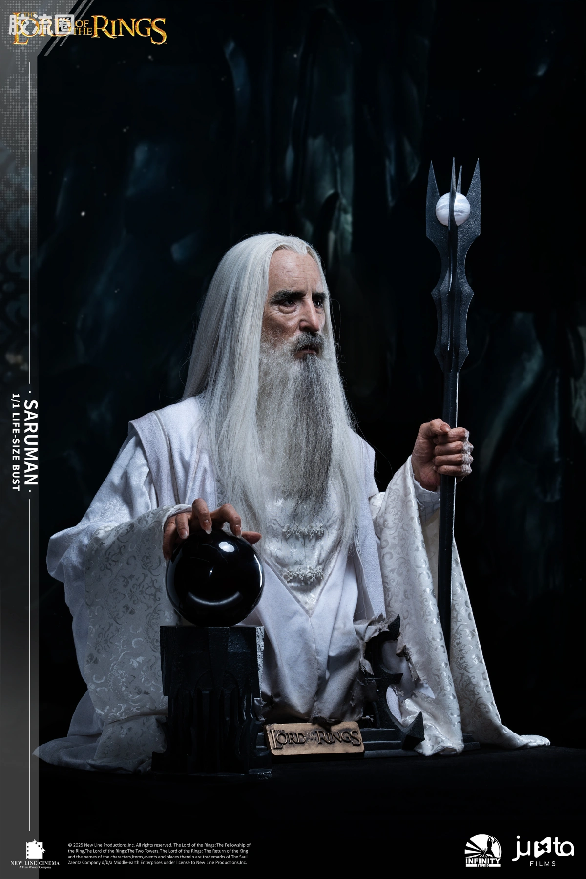 开天工作室 日系手办&雕像系列 魔戒 白袍萨鲁曼 1/1半身像 - 图片