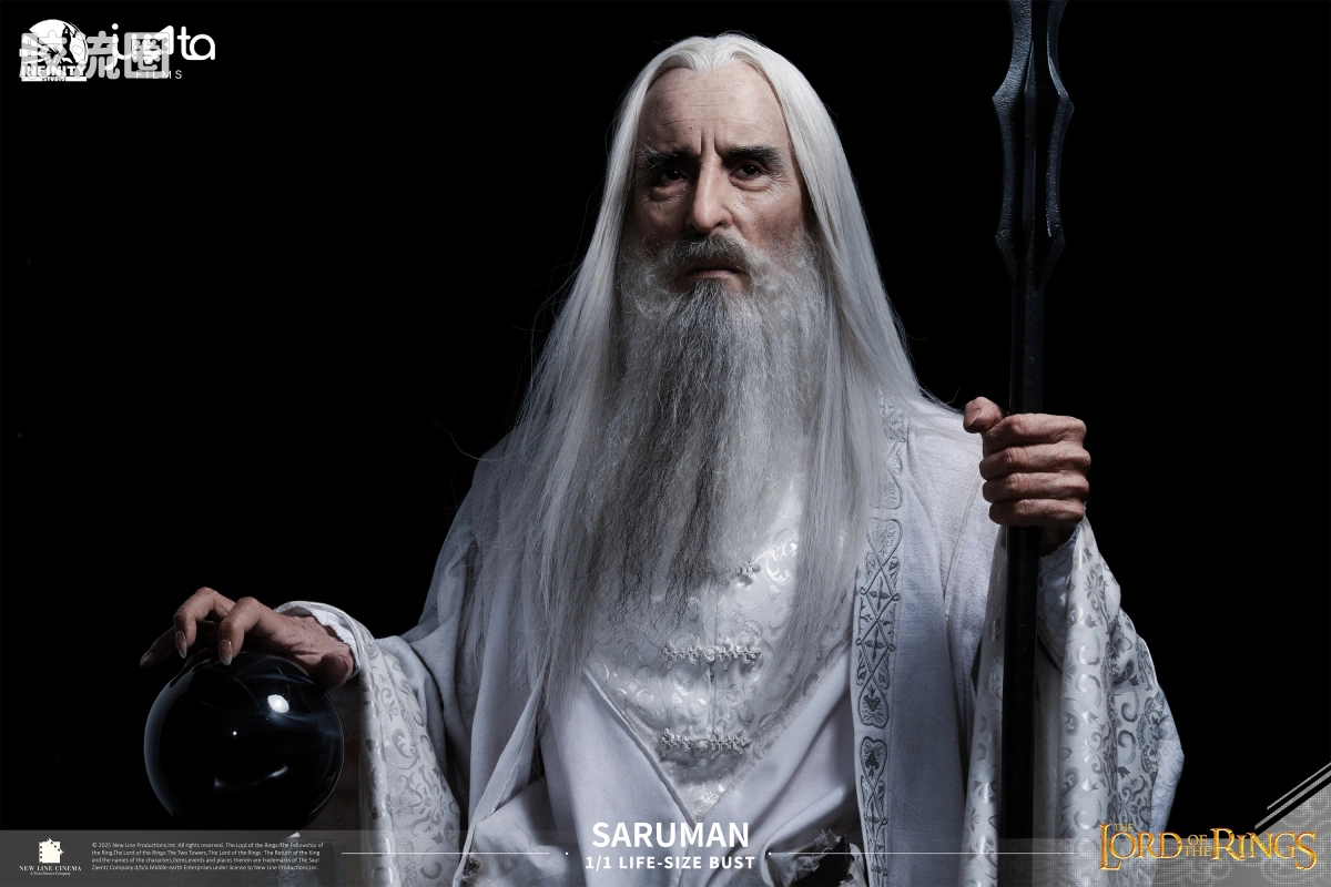 开天工作室 日系手办&雕像系列 魔戒 白袍萨鲁曼 1/1半身像 - 图片