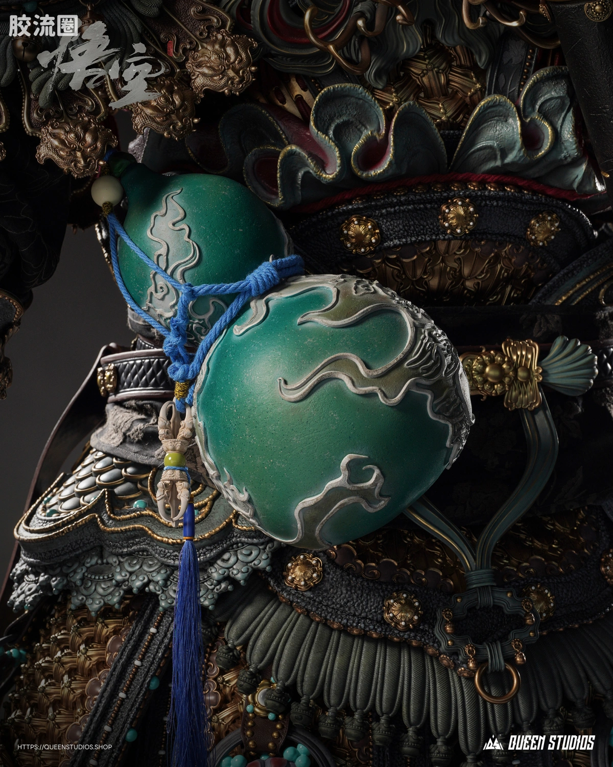 Queen Studios雕像系列 1/1雕像 《黑神话：悟空》天命人·大圣金甲1/1全身像 - 图片