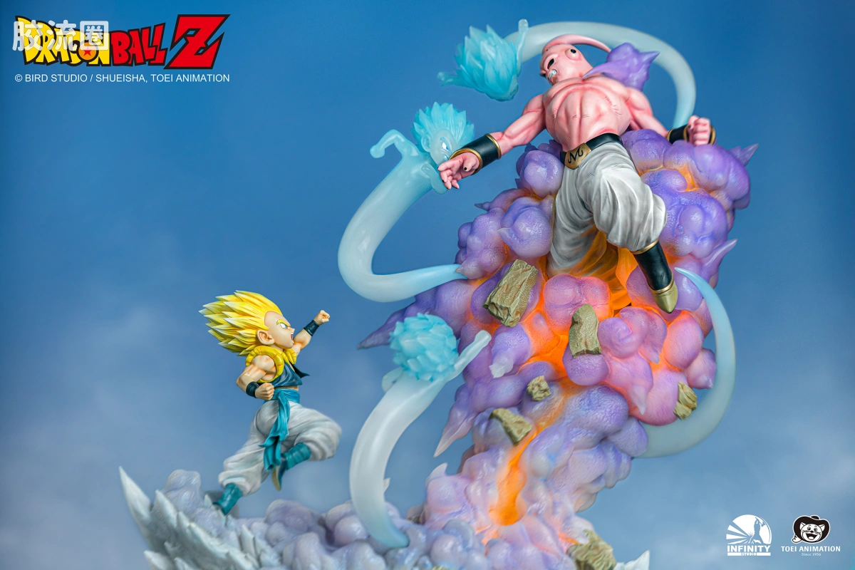 开天工作室 日系手办&雕像系列 龙珠Z 龙珠Z 悟天克斯vs魔人布欧 - 图片