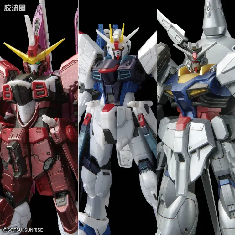 RG 其他限定版 <机动战士高达SEED> 20周年纪念MS套装[金属色] - 图片