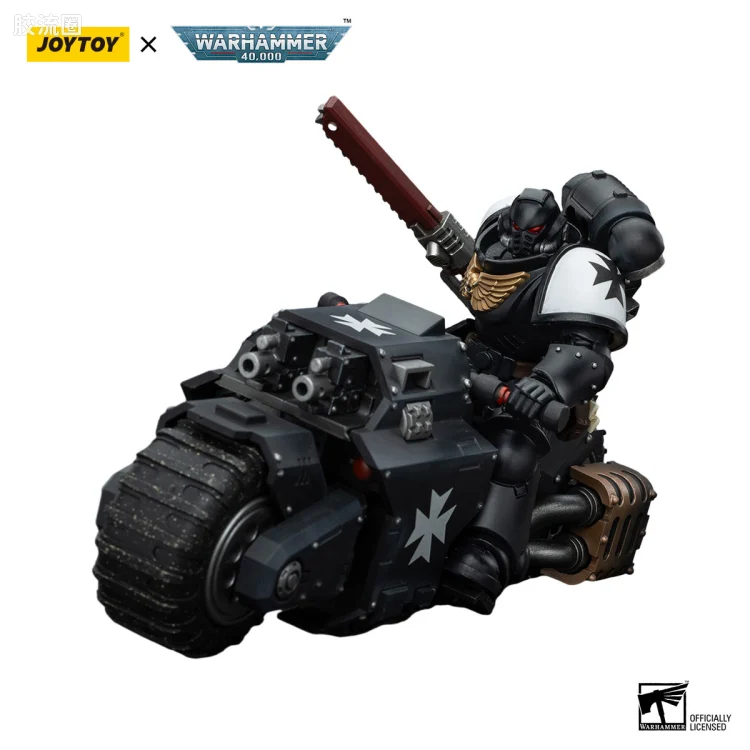 JOYTOY x 战锤40K 帝国之拳/黑色圣堂 【3.0复刻】黑色圣堂摩托警卫 瓦特斯兄弟